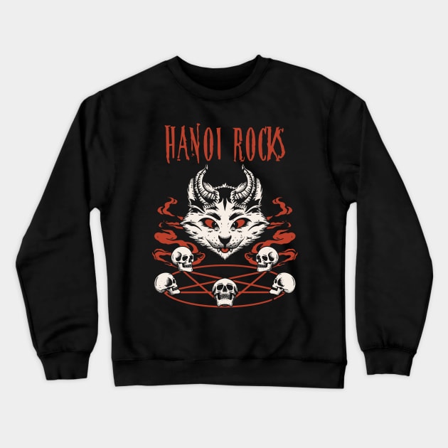 hanoi rocks catanic Crewneck Sweatshirt by matilda cloud